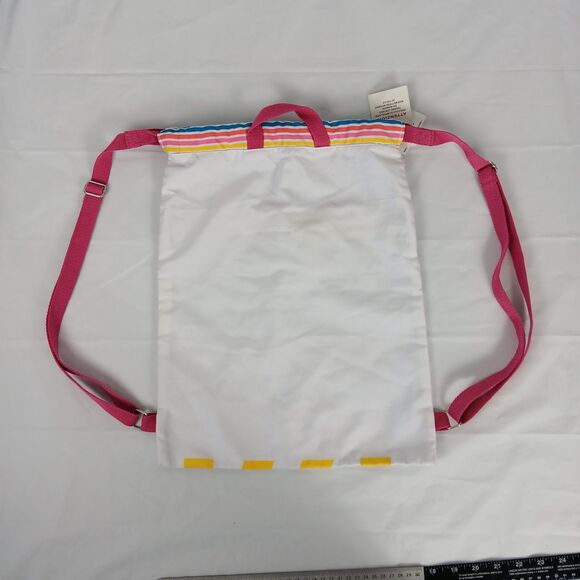 Walt Disney World 1971 Cinch Sack Tote Mickey Mouse Rainbow Colors Disney Parks - Picture 4 of 12